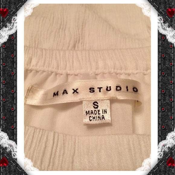 Max Studio Tied Side White Skirt - Picture 6 of 6